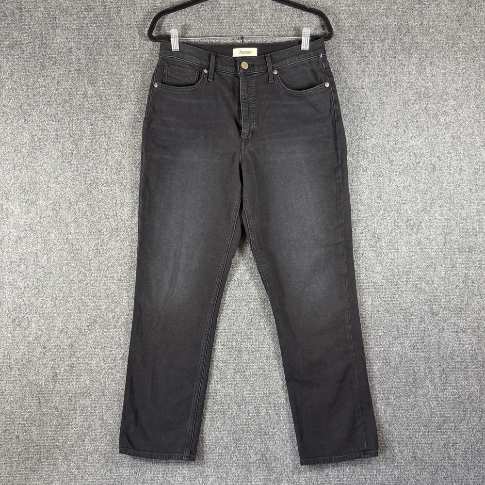 Revtown Classic Straighy Denim Jeans Black Mens Size 30 Regular / 30x29 #3231